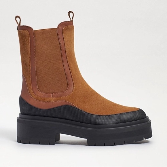 Sam Edelman Lilia Suede Chelsea Boots Size 7 - Picture 1 of 6